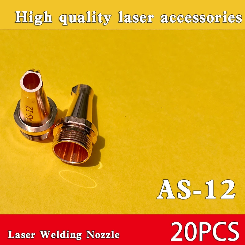 20 Stück Laser-Handschweißkopfdüsen Chaoqiangweiye M16 Drahtzuführdüsen AS-12 Faserschweißgerät Doppeldrahtschneider 2.0 – Detail 2