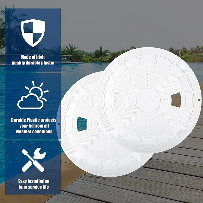 Pool Skimmer Lid For Pentair Sta-Rite U-3 SwimQuip Pool Skimmer For 08650-0058 For Hayward SP1070C Swimming Pool Skimmer Lid