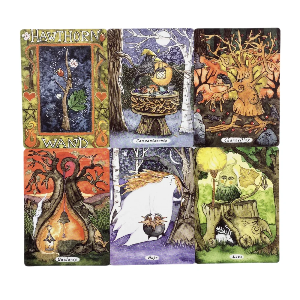 

Карты Oracle The Secrets Of Wand Wood: 44 карты Таро, английское издание, колода для гадания, настольные игры