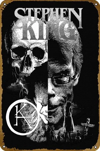 Vintage Stephen King Film; Metallschild Retro Wanddekoration