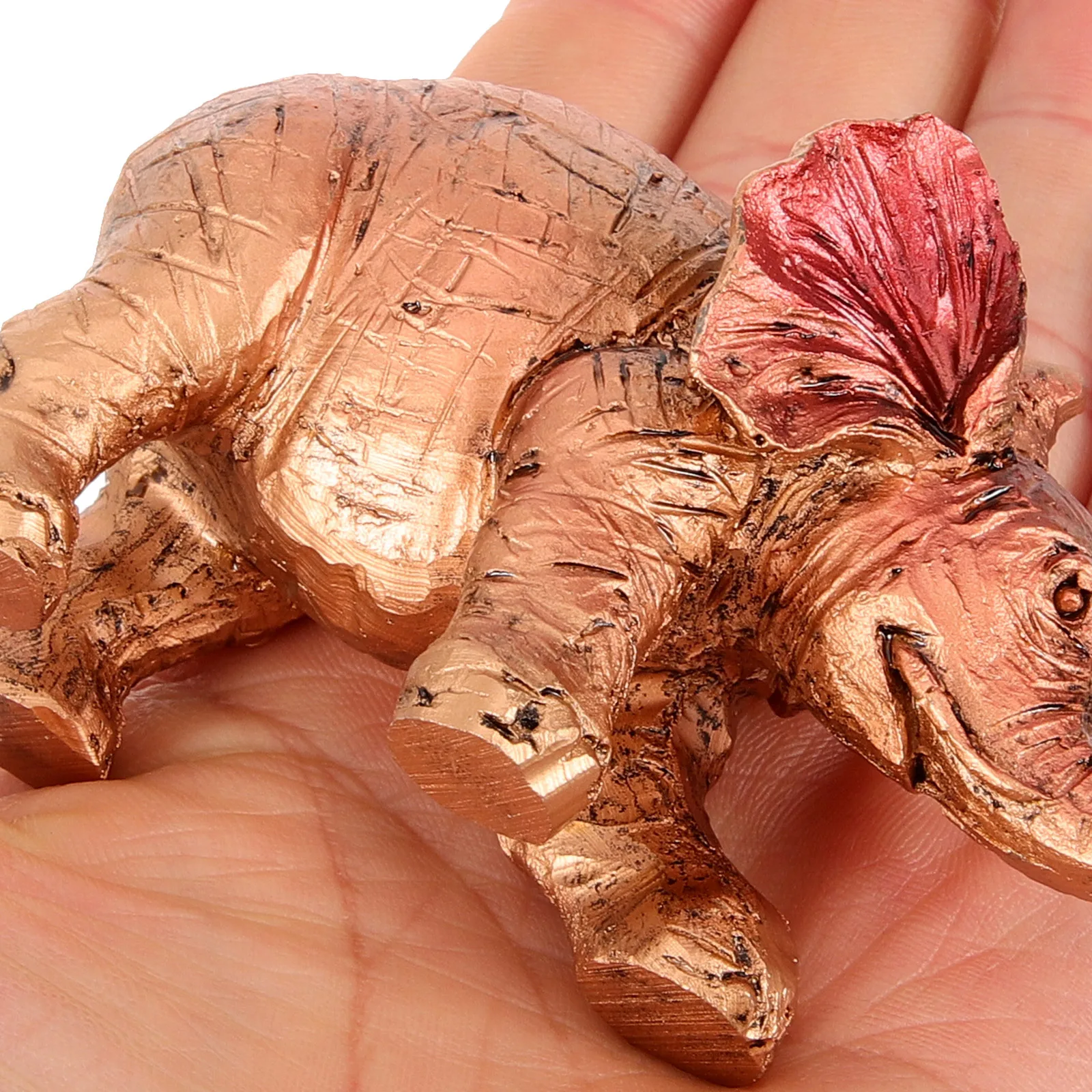 

2Pcs Elephant Resin Statue Desktop Decoration Office Home Living Room Resin Craft Adornment Elephant Statue Garden Sculpture