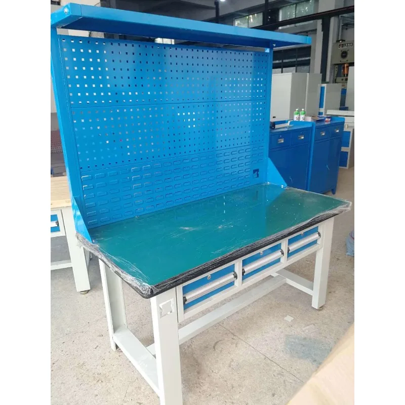 

Anti-static workbench, heavy duty workbench, light rack hanging board workbench, fitter bench