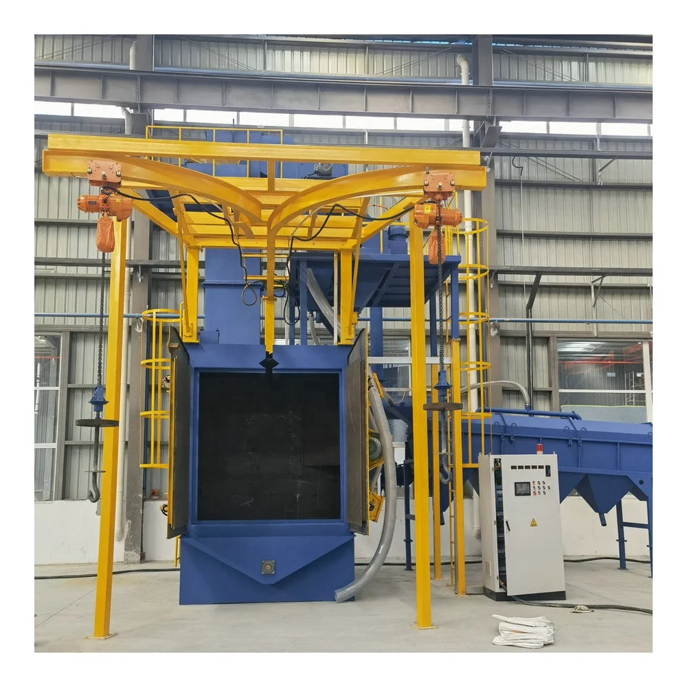 Affordable Heavy Duty Hook Type Shot Blasting Machine Value-for-Money Automatic Shot Blasting Machine for Small Businesses
