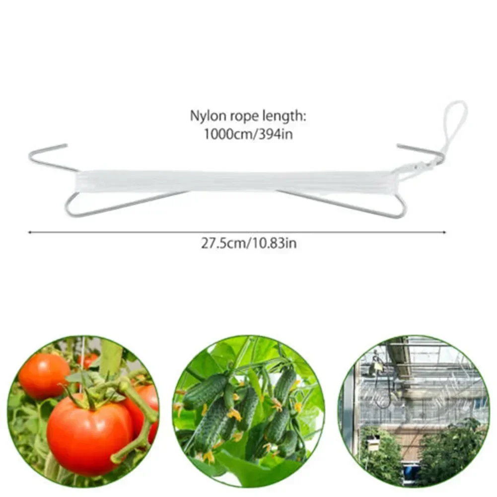 

Vine Cucumber Pepper Plant Hooks Hook Accessories 10pcs Clamps Planting Plant Hooks Plant Supports Tomato Hook