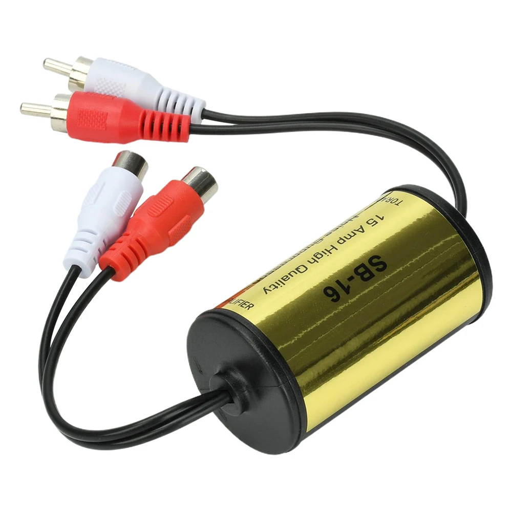 Audio-Rauschfilter-Schleifenisolator für RCA, eliminiert Brummen, Summen und Störgeräusche, Auto- und Heimstereo, Auto-Audio-Filter – Detail 6