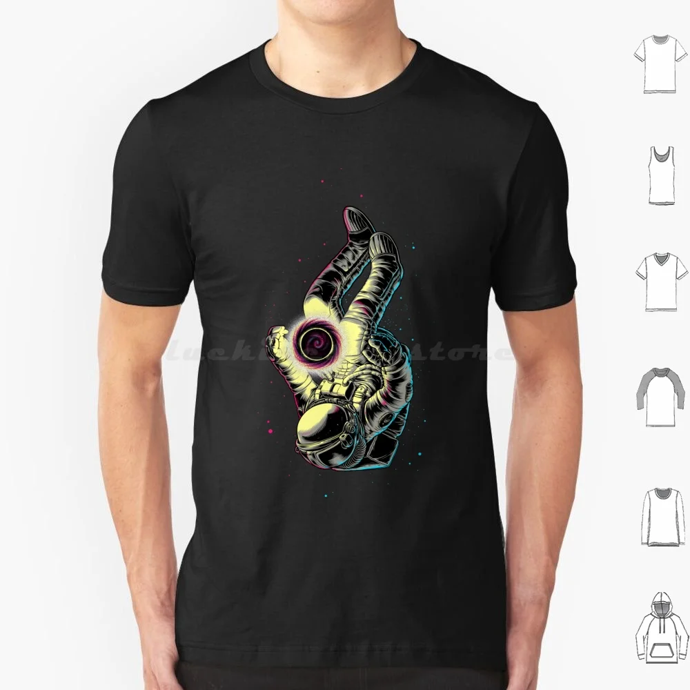 Camiseta Space Enlightenment 6xl de algodón, camiseta genial con diseño de astronauta, cosmonauta, espacial, espacio exterior, traje espacial, Cosmos, Vortex, Galaxy