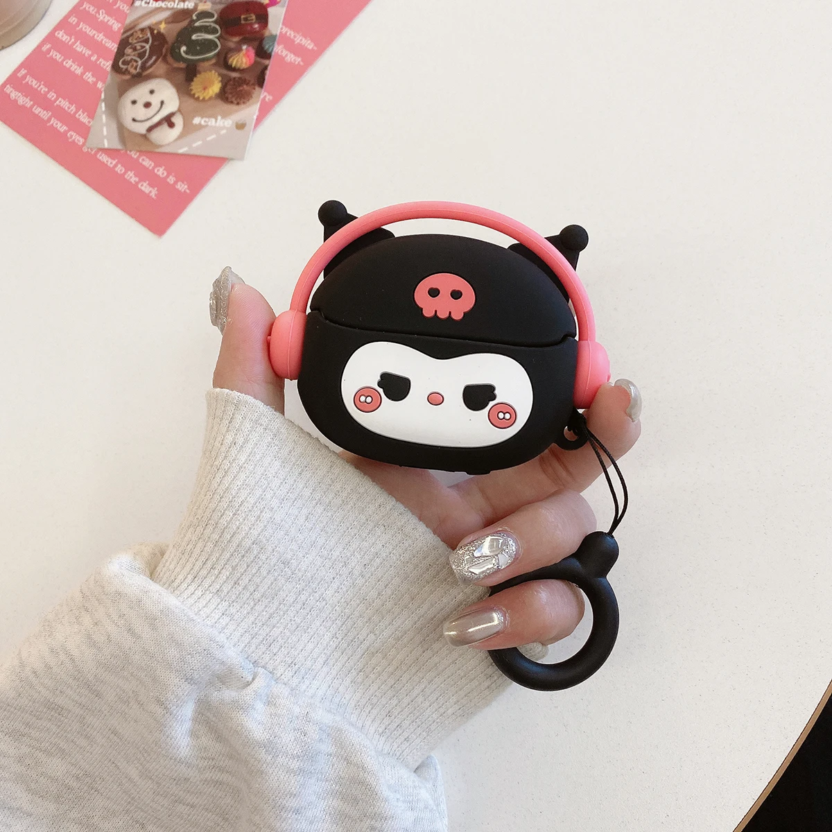 For Samsung Galaxy Buds 3 3 Pro Case Cute Wearing Headphones Kuromi Hello Kitty Melody Silicone Earphone Case Accessories Cover