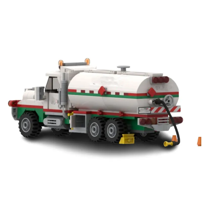 

Набор для сборки из 361 детали: модель топливозаправщика/цистерны с ящиком для инструментов, игрушечный подарочный набор.