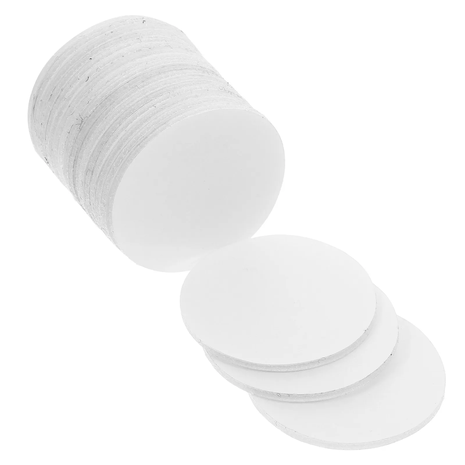 20Pairs White Hook and Loop Adhesive Dot Stickers Round Easy Apply Heavy Duty Fasteners for Home Office Tablecloth Carpet Bed