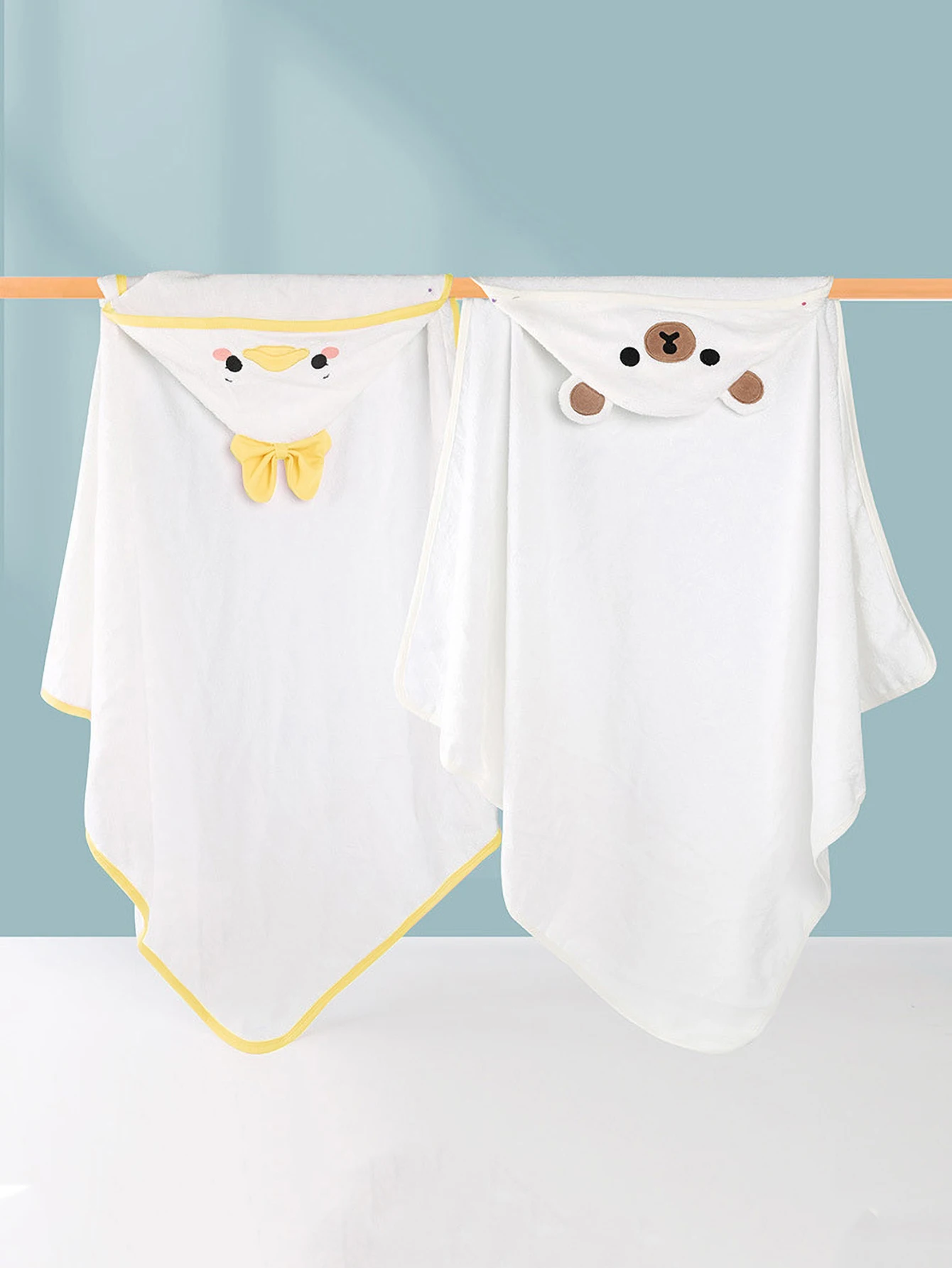 قماط نوم برسوم كرتونية للأطفال ، بطانية صوف للرضع ، منشفة حمام للرضع ، روب حمام للأطفال ، لف دافئ لحديثي الولادة ، الأولاد والبنات #3