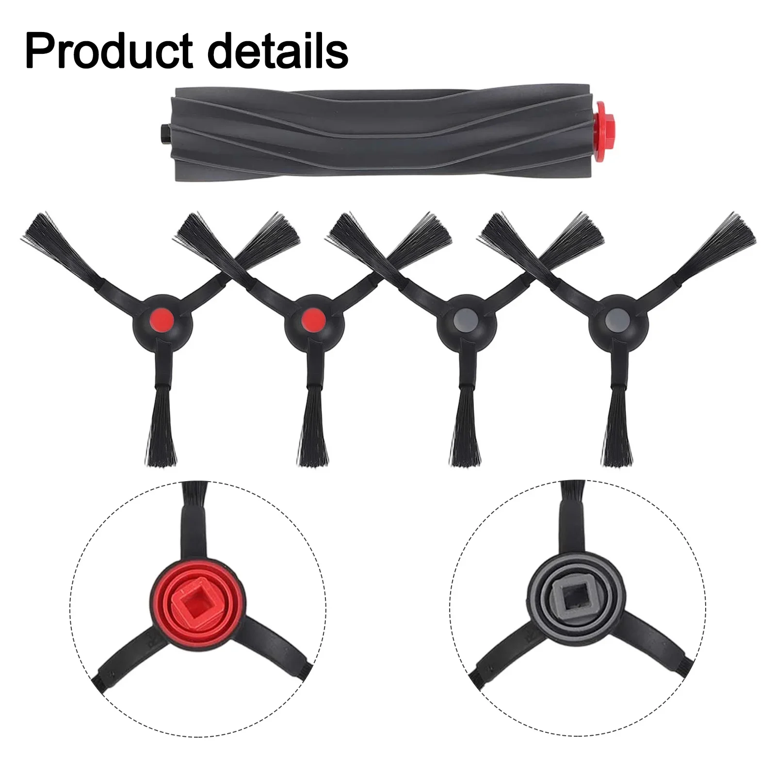 

Cleaning Replacement Set Main Roller Brush Kit Regular Use Home Cleaning As Shown Filter Plastic Nylon Material