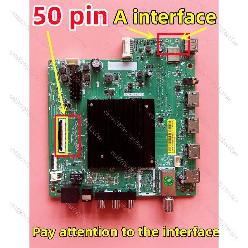 USED TD.MT9612.795 For Xiaomi LCD TV L50M6-6AEU L55M6-6AEU L55M66AEU network WIFI motherboard TD MT9612 795 L50M6-6ARG