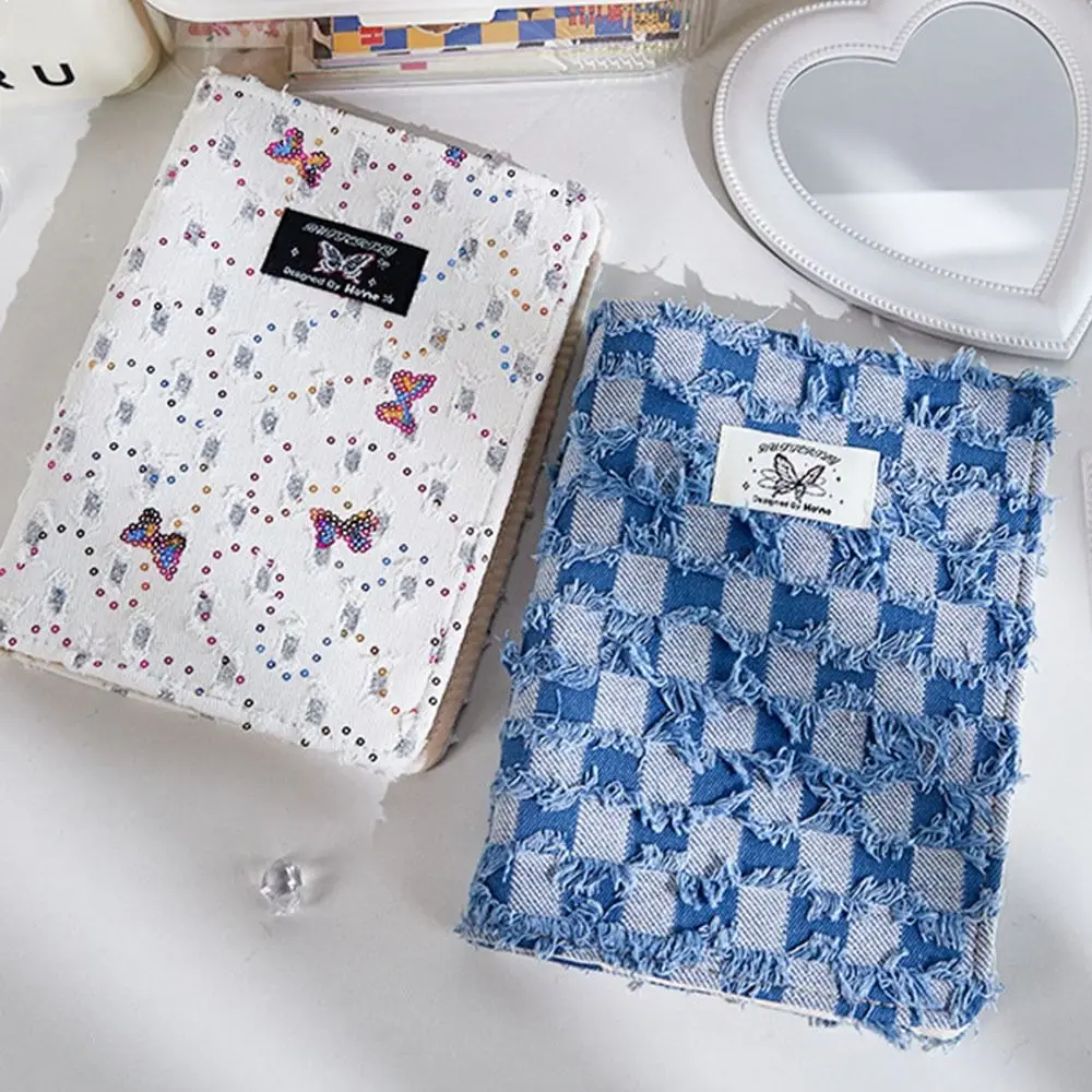 

Loose-leaf Cowboy Photo Album Butterfly 3inch Idol Photocard Binder Ins Korean Idol Card Storage Collect Book Stationery School