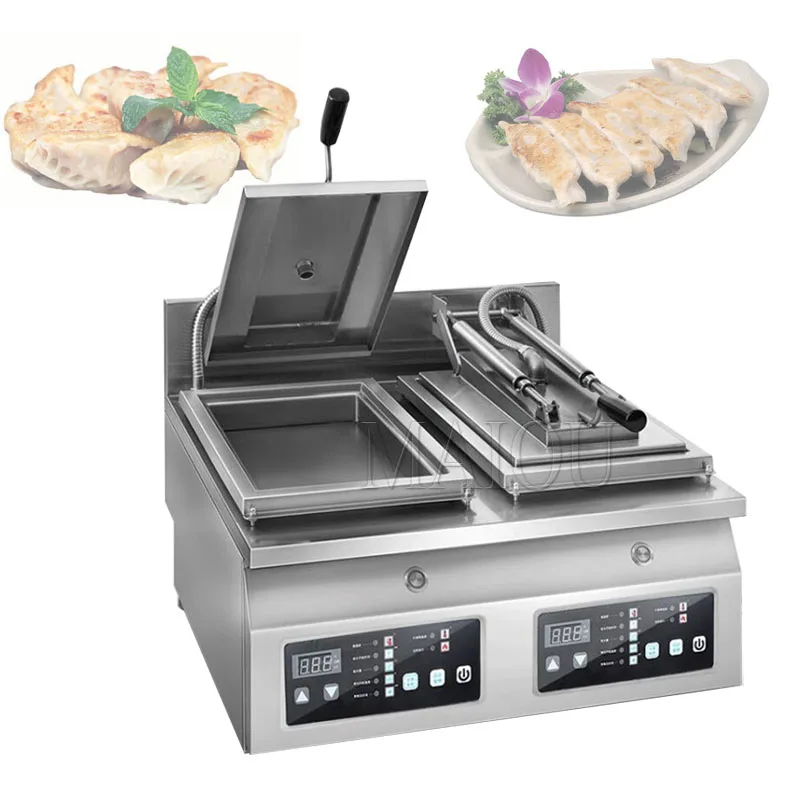 Frying Dumpling Machine Electric Fried Cooker Crepe Pancake Fryer Pot Buns Fried Pan Pot Sticker Machine