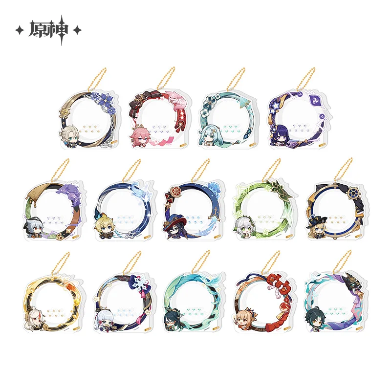 

Presale Genshin Impact Official Merch miHoYo Original Authentic Acrylic Storage Xiao Ayaka Nahida Navia Shogun Yae Miko