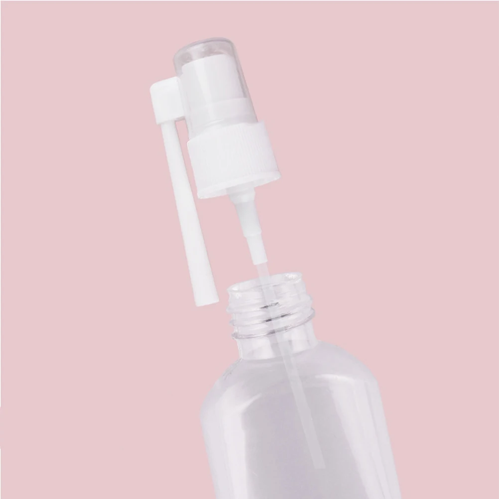 

5pcs 50Ml Empty Refillable Plastic Spray Bottles Rotary Hook Design Portable Travel Nasal Mist Container Reusable Trunk Bottle