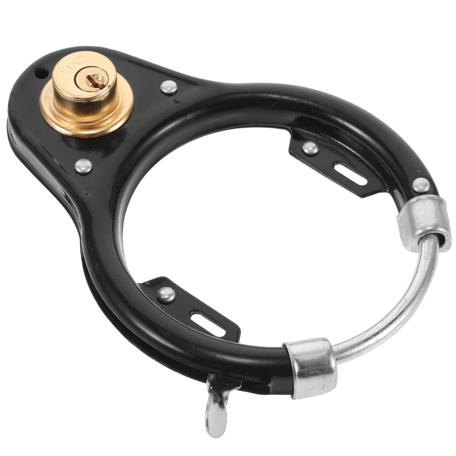 

Bike Lock Multi-Function Cycle Lock Zinc Alloy Steel Material Versatile Sturdy Durable Easy Install Use for Bikes Motorcycles