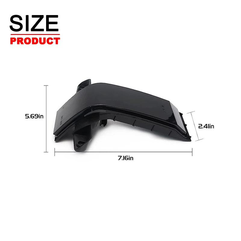 For GMC Sierra Chevrolet Silverado 1500/2500HD/3500HD Pickup Truck LED Side Mirror Lamp Dynamic Turn Signal White Parking Lights view 2