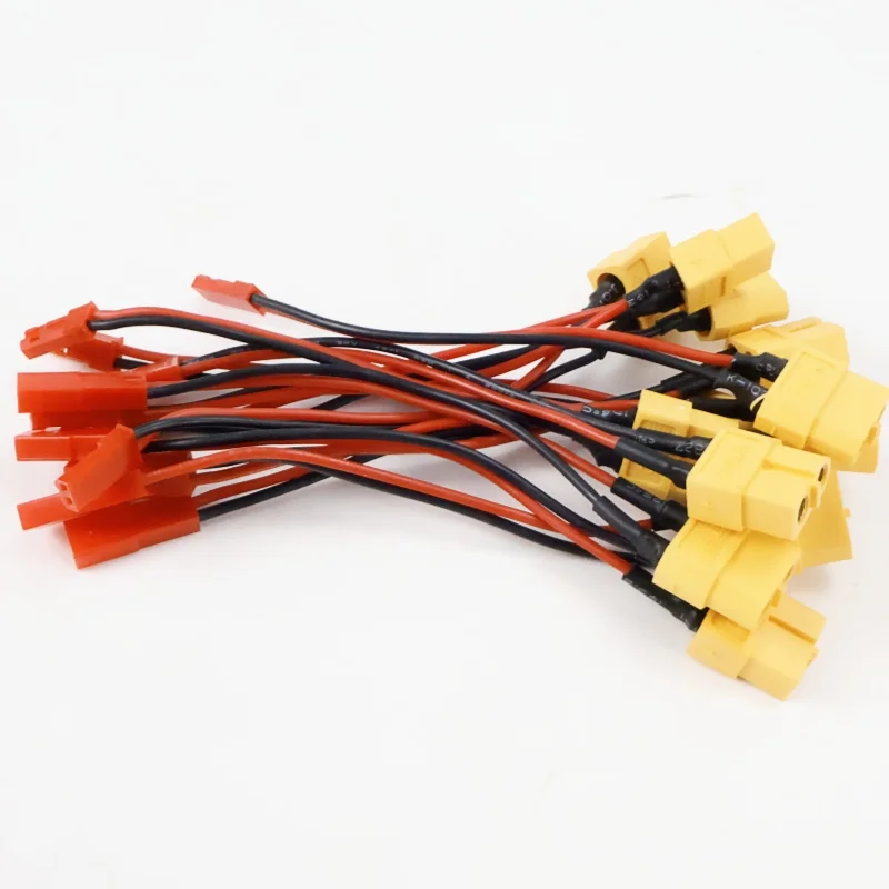 2/5 Stuks 10 Cm Rc Batterij Adapter Kabel XT60 Naar Jst Mannelijke/Vrouwelijke Connector 22AWG Siliconen Draad voor Fpv Drone Vliegtuig Auto Onderdelen