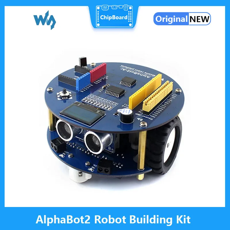 

Waveshare AlphaBot2 Robot Building Kit Based On BBC micro:bit original version, or micro:bit V2, or accessories only