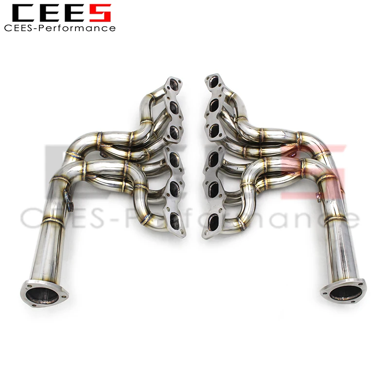 CEES Exhaust manifold for Aston Martin DB9 V12 6.0L 2012-16 Equal Length Stainless Steel Car Exhaust Systems Exhaust Pipe