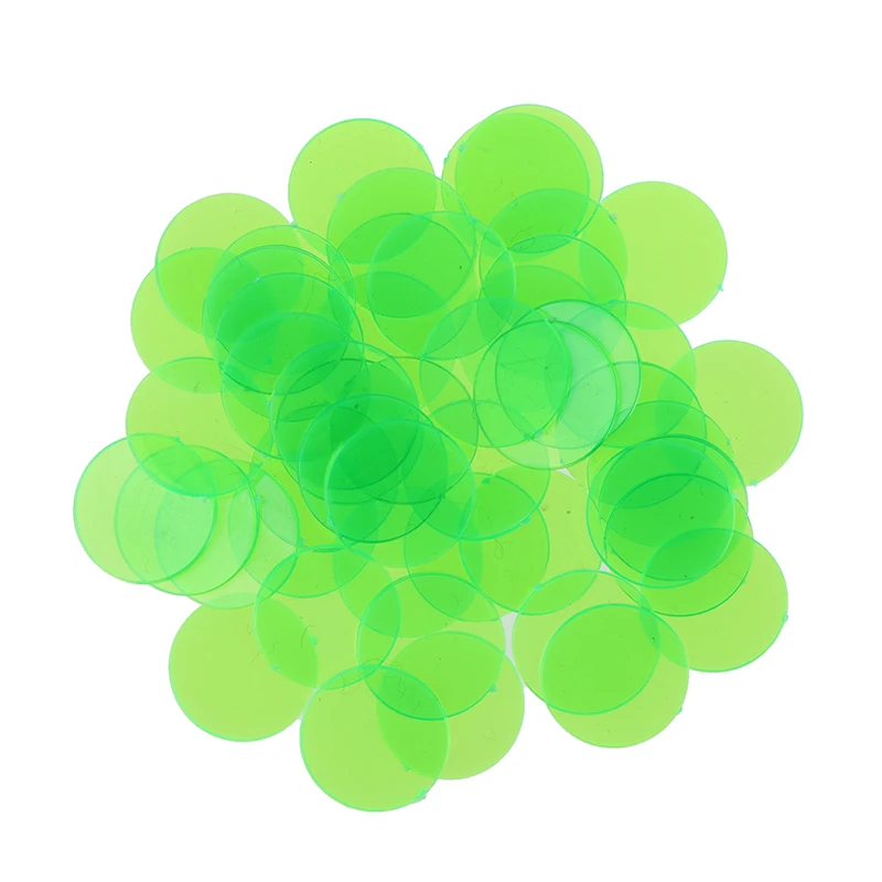 50PCS/Set Creative Gift Accessories Plastic Chips Bingo Markers Token Fun Family Club Game Toy, image 3