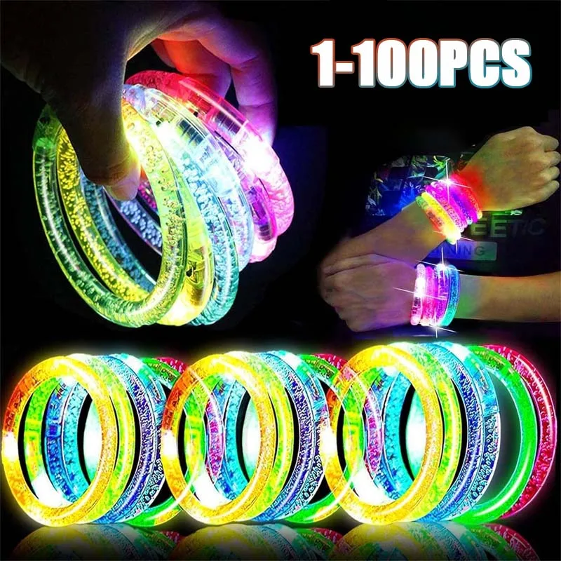 

Акриловый светодиодный браслет на Хэллоуин, акриловый светящийся браслет для концертной вечеринки, фестиваля, поддержки мероприятий, ночных украшений на Хэллоуин