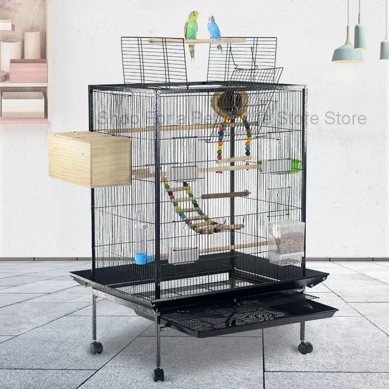 

Carrier Parrot Bird Cage Accessories Hamster Budgie Hammock Feeder Birdcage Toys Large Gabbia Per Uccelli Pet Supplies CY50BC