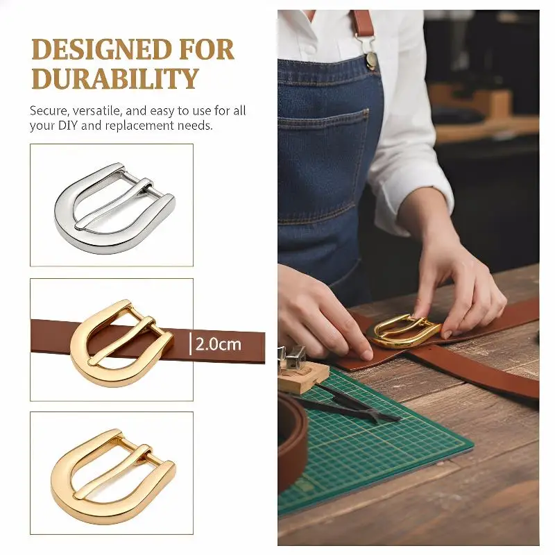 

Pin Belt Buckle Metal2cm Inner Diameter Metal Pin for Thin Belts 1Pcs 2Pcs Slim Waistband DIY Replacement Fit Casual Pants Skirt