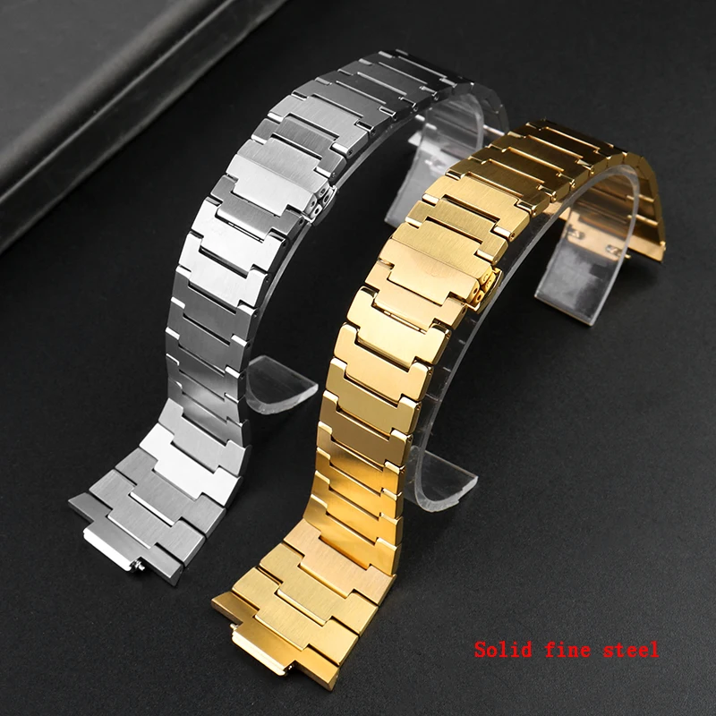 Men Watchband  Suitable for Tissot PRX series super player T137410 steel chain fine steel watch with accessories strap 12mm