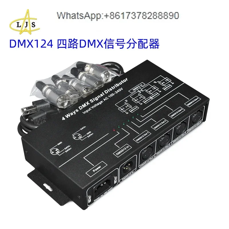 

Усилитель сигнала высокого напряжения 4/8 dmx512, фотоэлектрический изоляционный сценический осветительный аппарат, дистрибьютор сигнала