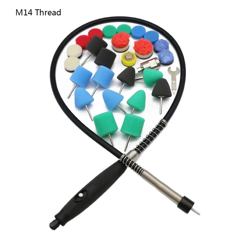 

28pcs/69pcs Mini Polishing Machine Car Beauty Detailing Polisher Extention Tools Polishing Kit Polishing Pad Kit