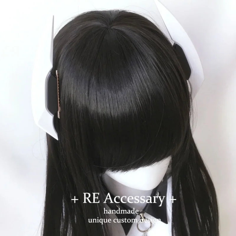 Anime Mechanical Robot Cyberpunk Lolita Cosplay Hair Clip Props PVC Hairpin Headwear Accessories Halloween