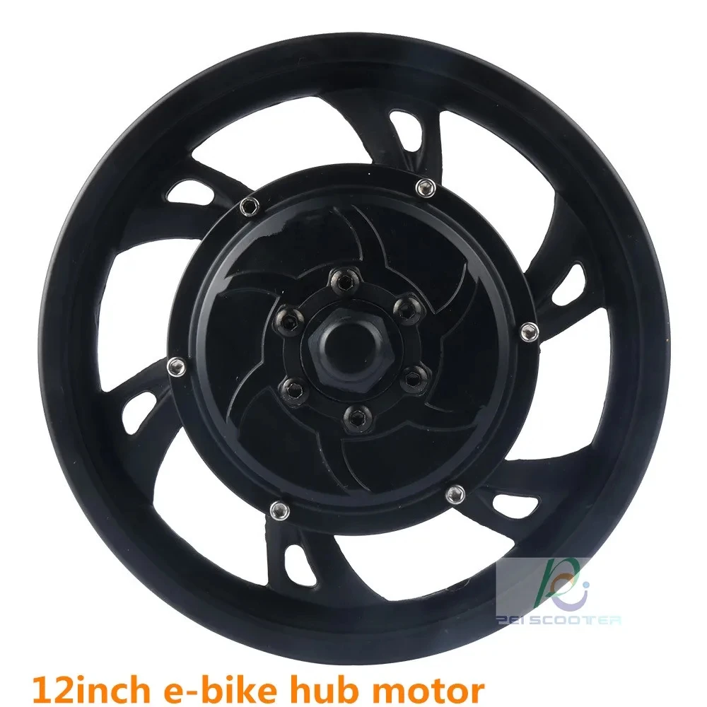 12 inch Tyre double shaft brushless dc hub wheel motor with disc brake phub-eb1