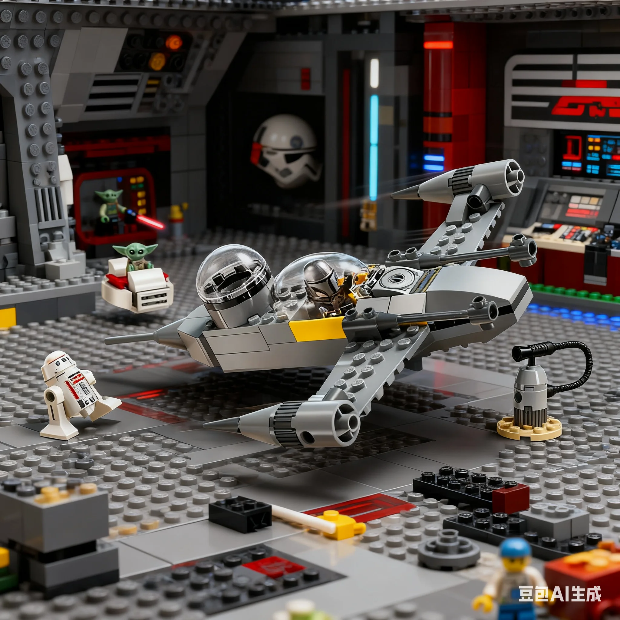 LEGO Star Wars 75401 75410 Asoka's Jedi Interceptor Children's Building Blocks Toy Gift