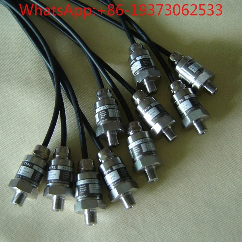 Stainless Steel Lead Type 4-20mA Pressure Sensor 0-2MPa Pressure Transmitter Range 20Bar