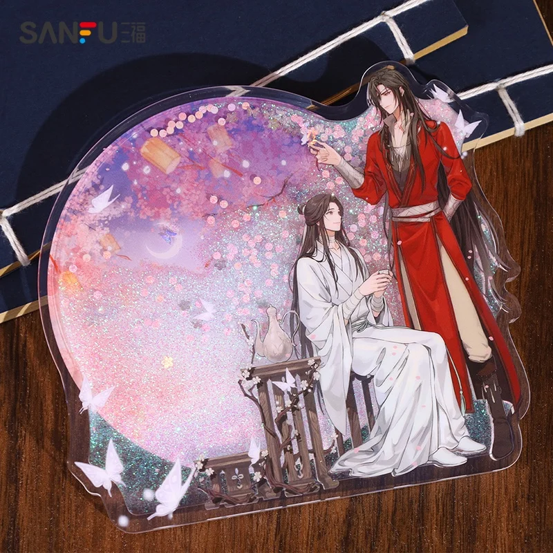 Tian Guan Ci Fu TGCF Xie Lian Hua Cheng BL Shikishi Marco De Arenas Movedizas Lindo Cosplayacrílico