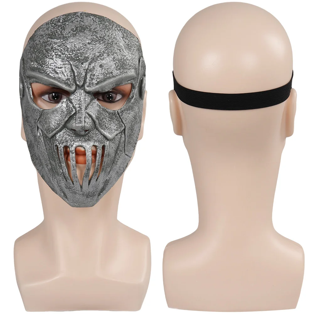 Mick Cosplay Mask Band Slip Role Knot Costume Accessories Joey Mask Jordison Latex Headwear Men Halloween Masquerade Helmet Prop