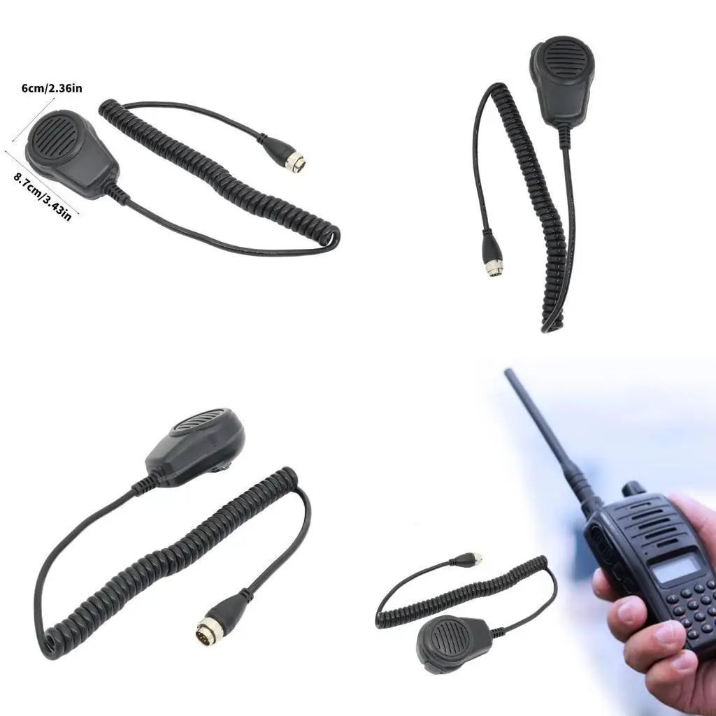 

462E HM-180 8pin Microphones Replacement Handheld Microphones Marine Radio Microphones Plugs & Play Device for IC-M700 IC-M710