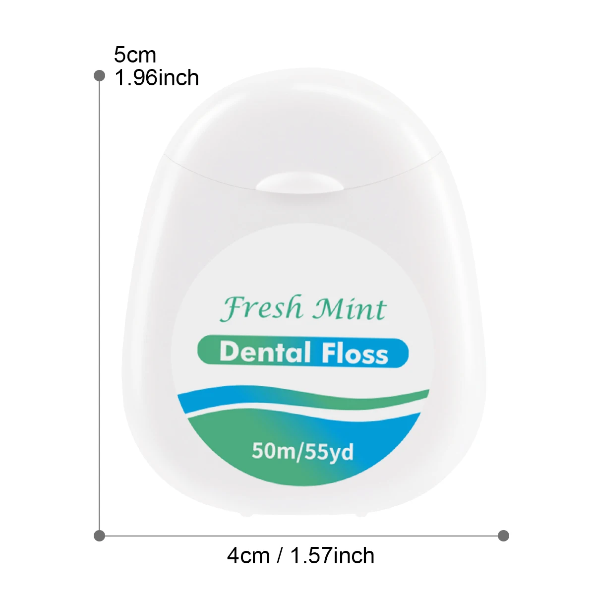 12 pieces, 6 pieces, 3 pieces - Mint dental floss roll -50 meters 1 piece - Suitable for personal interdental cleaning tool