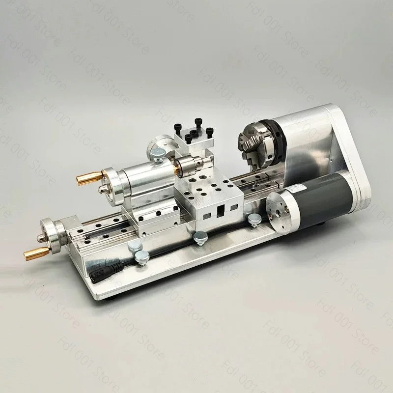 Mini Woodworking Lathe - 100-2500r/min Portable Multi-functional Household Micro Lathe
