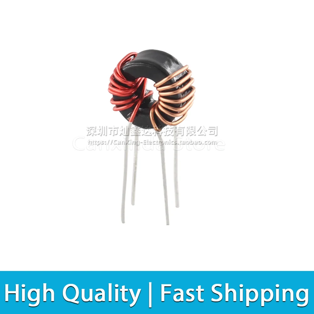 10pcs T6*3*3 mm Common Mode Choke Coil Power Inductor Magnetic Ring Filter 47mH 0.2A Dual winding Wire Signal Line Filter