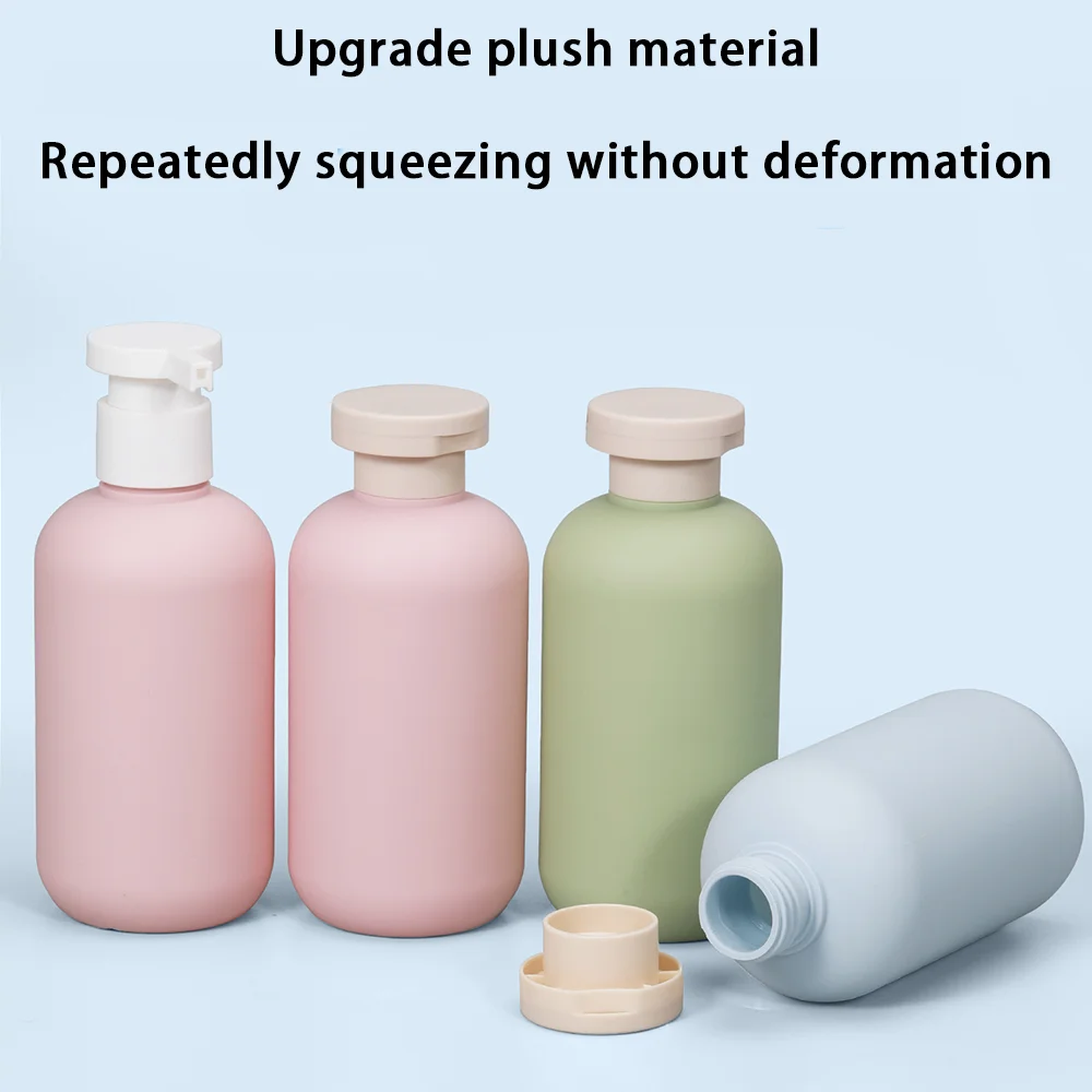 3 قطعة 100 مللي/200 مللي زجاجات شامبو بلاستيكية للسفر زجاجات شامبو زرقاء شفافة زجاجات مضخة رغوة هلام الاستحمام