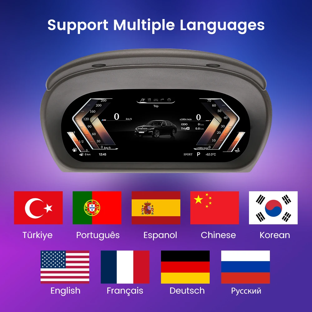 For BMW 3 Series E90 E91 E92 E93 2005-2012 11" Car LCD Digital Dashboard Cluster Instrument Panel Speedometer Virtual Cockpit - Image 6
