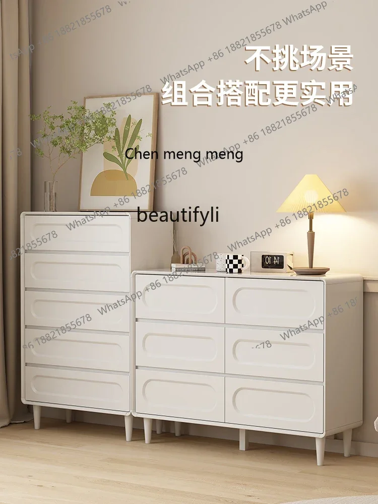 

ss7304French Cream Style Chest of Drawers Living Room Wall Storage Cabinet Modern Multi-Functional TV Cabinet next