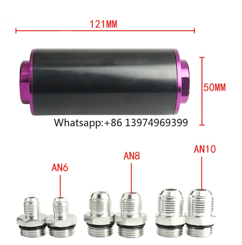 General 50MM Engine Oil, Fuel Filter, Oil Filter Element, Filter Connector AN6, AN8, AN10 for Car Modification Part