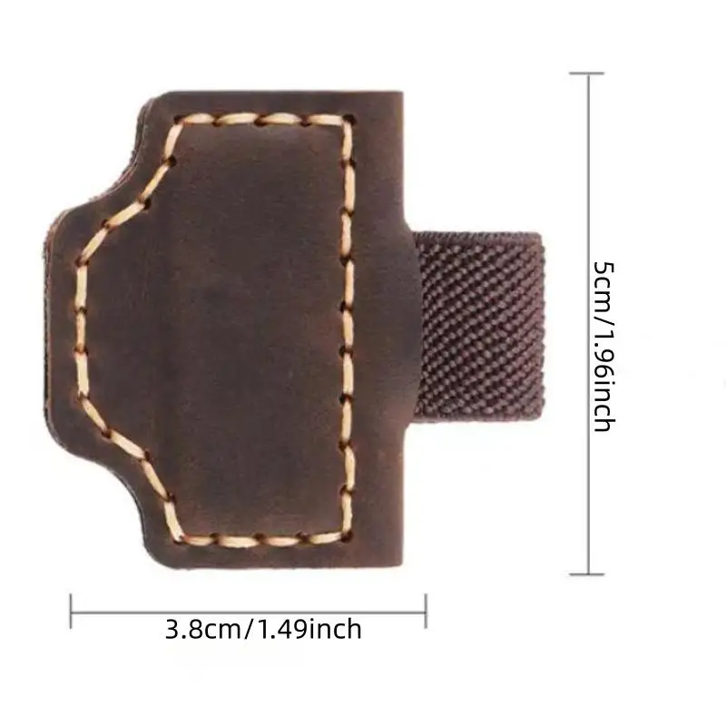 Personalized Magnetic Leather Bookmarks Equipped with Pen Holder, Durable Premium Leather Page Markers, Practical Unique Reading