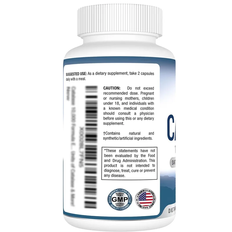 Catalase supplement 10000 contains saw palm, biotin, Fo Ti, and p-aminobenzoic acid -a hair supplement for strong and tough hair