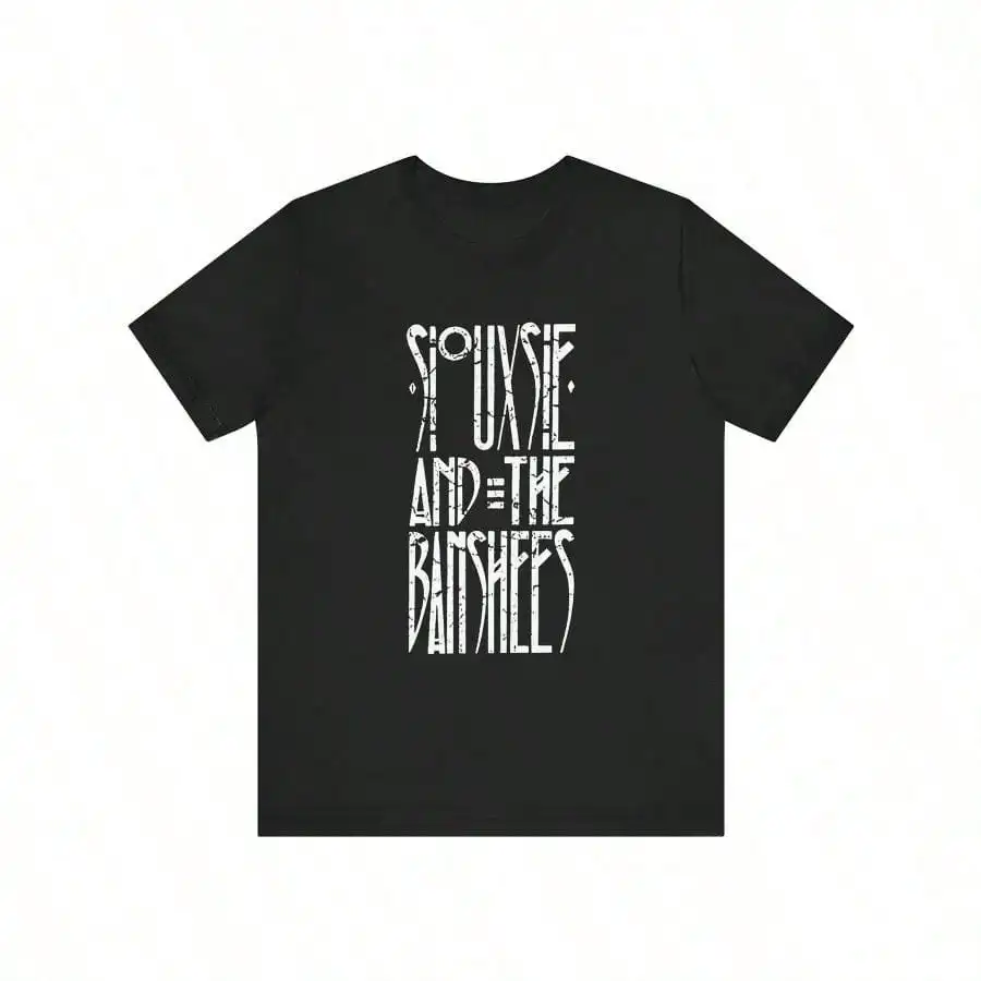 

Siouxsie And The Banshees Graphic Tee For Men - 100% Cotton Knit Fabric Casual T-Shirt With Crew Neck, Short Sleeves