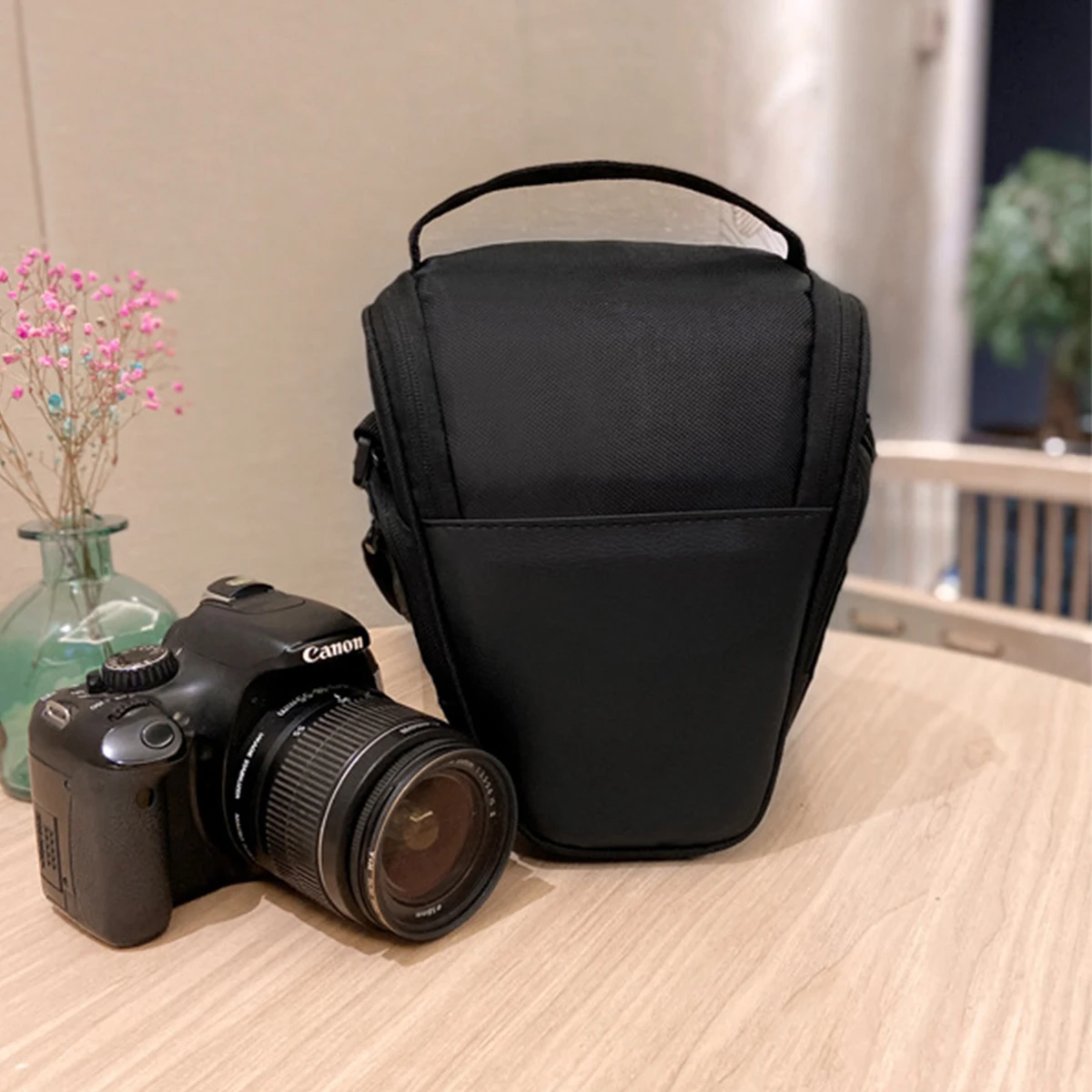 

Durable Digital Camera Bag Nylon Shoulder Bag Photographic Equipment BagWaterproof Camera Bag Micro Single for Nikon Canon Nikon